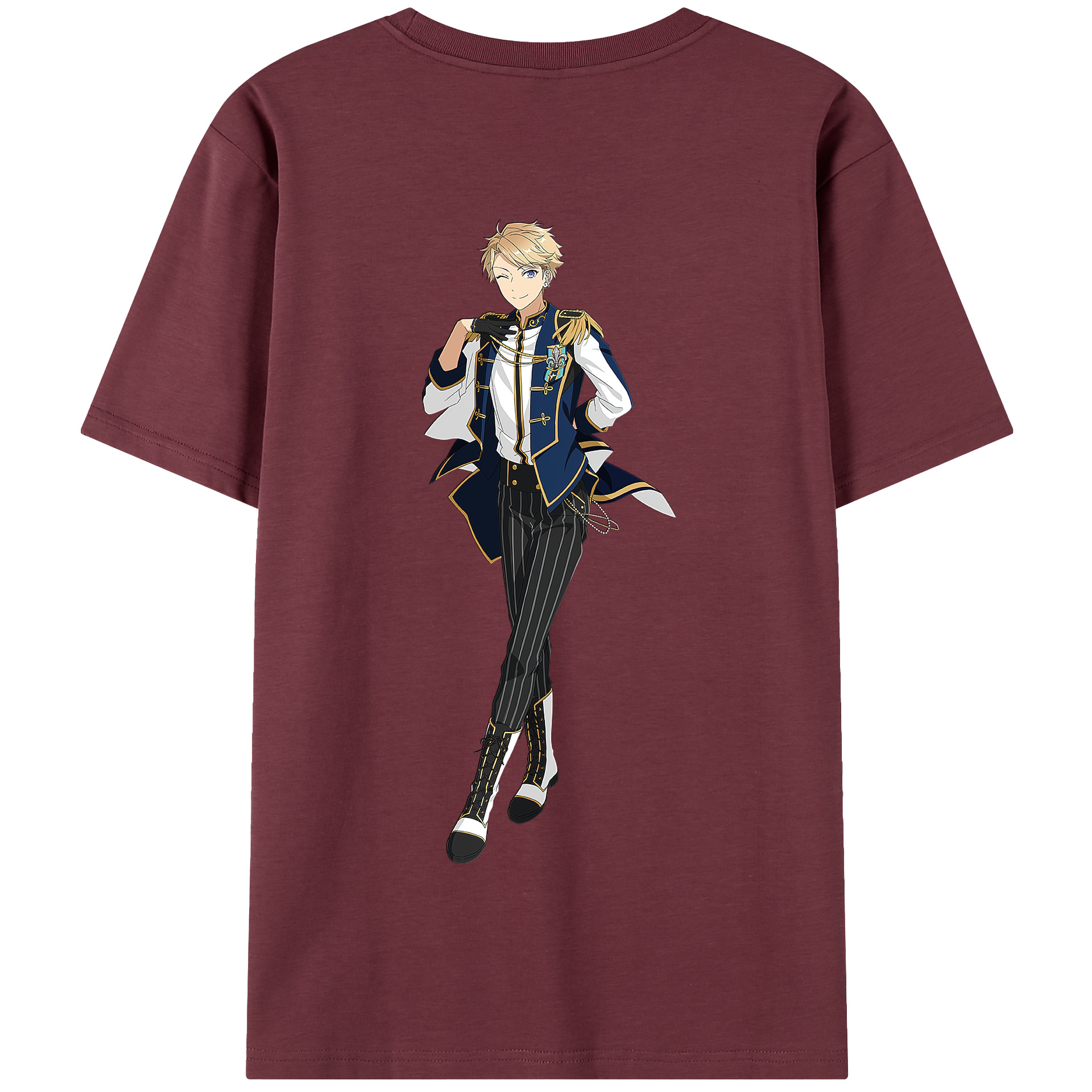 （画像用） あんさんぶるスターズ! Ensemble Stars 綿100％半袖Tシャツ（背面プリント）